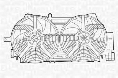 MAGNETI MARELLI 069422436010 -  Вентилятор, охлаждение двигателя